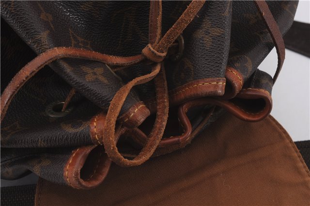 Authentic Louis Vuitton Monogram Montsouris GM Backpack M51135 LV 3446D