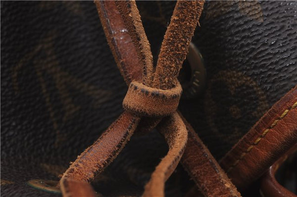 Authentic Louis Vuitton Monogram Montsouris GM Backpack M51135 LV 3446D