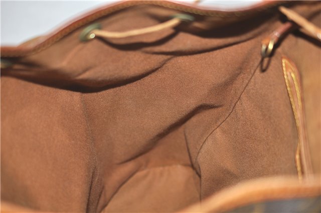 Authentic Louis Vuitton Monogram Montsouris GM Backpack M51135 LV 3446D