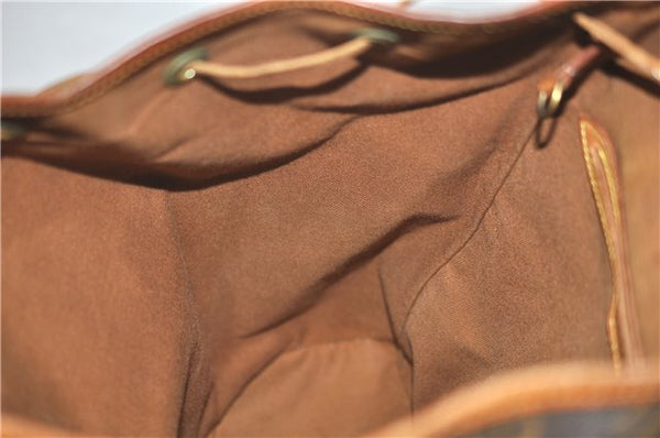 Authentic Louis Vuitton Monogram Montsouris GM Backpack M51135 LV 3446D