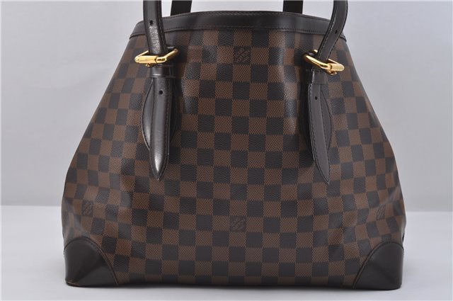 Authentic Louis Vuitton Damier Hampstead MM Shoulder Tote Bag N51204 LV 3451D