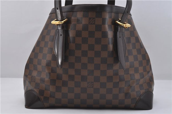 Authentic Louis Vuitton Damier Hampstead MM Shoulder Tote Bag N51204 LV 3451D