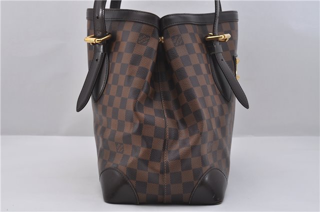 Authentic Louis Vuitton Damier Hampstead MM Shoulder Tote Bag N51204 LV 3451D