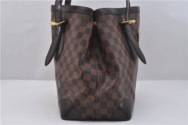 Authentic Louis Vuitton Damier Hampstead MM Shoulder Tote Bag N51204 LV 3451D
