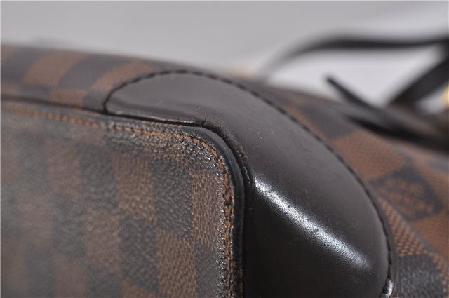 Authentic Louis Vuitton Damier Hampstead MM Shoulder Tote Bag N51204 LV 3451D