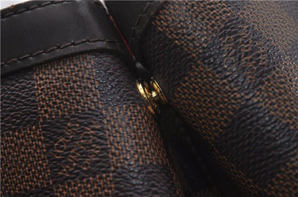 Authentic Louis Vuitton Damier Hampstead MM Shoulder Tote Bag N51204 LV 3451D