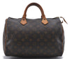 Authentic Louis Vuitton Monogram Speedy 30 Hand Bag M41526 LV 3452D