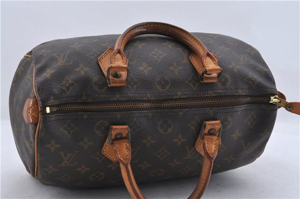 Authentic Louis Vuitton Monogram Speedy 30 Hand Bag M41526 LV 3452D