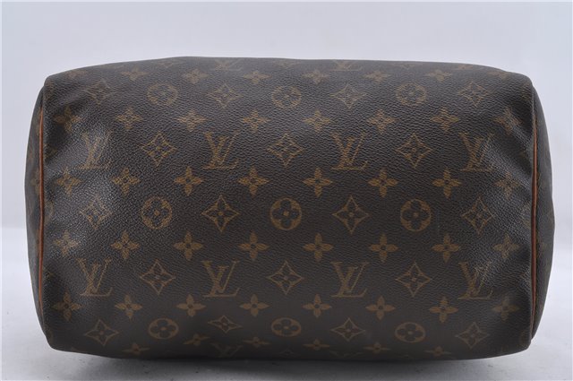 Authentic Louis Vuitton Monogram Speedy 30 Hand Bag M41526 LV 3452D