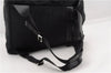 Authentic GUCCI Vintage Backpack Nylon Leather Black 3453F