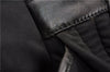 Authentic GUCCI Vintage Backpack Nylon Leather Black 3453F