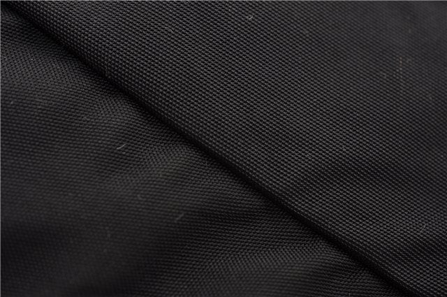 Authentic GUCCI Vintage Backpack Nylon Leather Black 3453F