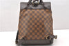 Authentic Louis Vuitton Damier Soho Backpack N51132 LV 3454F