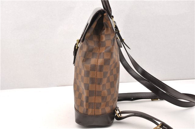 Authentic Louis Vuitton Damier Soho Backpack N51132 LV 3454F