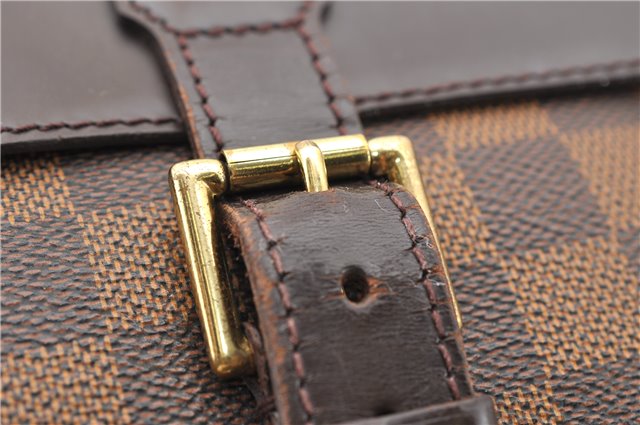 Authentic Louis Vuitton Damier Soho Backpack N51132 LV 3454F