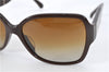 Authentic CHANEL Vintage Sunglasses CC Logos CoCo Mark Plastic Brown 3457F