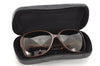 Authentic CHANEL Vintage Sunglasses CC Logos CoCo Mark Plastic Brown 3457F