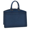 Authentic Louis Vuitton Epi Riviera Hand Bag Blue M48185 LV Junk 3459I