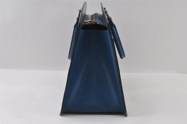 Authentic Louis Vuitton Epi Riviera Hand Bag Blue M48185 LV Junk 3459I