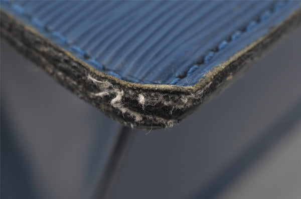 Authentic Louis Vuitton Epi Riviera Hand Bag Blue M48185 LV Junk 3459I