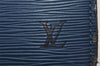 Authentic Louis Vuitton Epi Riviera Hand Bag Blue M48185 LV Junk 3459I