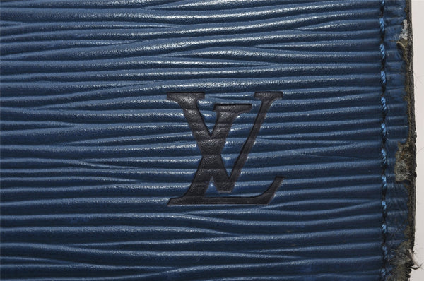 Authentic Louis Vuitton Epi Riviera Hand Bag Blue M48185 LV Junk 3459I