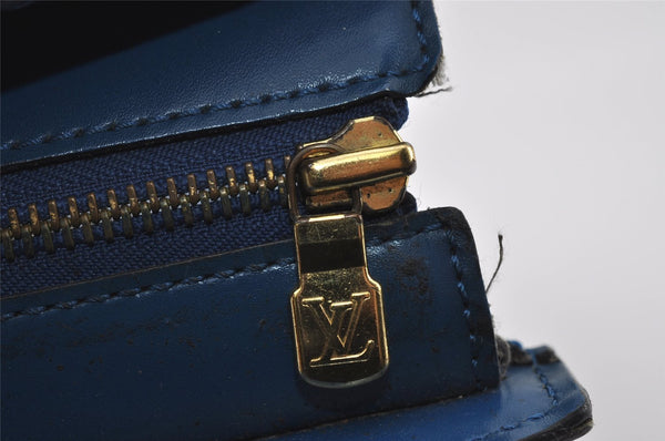Authentic Louis Vuitton Epi Riviera Hand Bag Blue M48185 LV Junk 3459I
