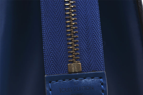 Authentic Louis Vuitton Epi Riviera Hand Bag Blue M48185 LV Junk 3459I