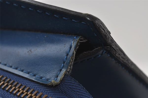 Authentic Louis Vuitton Epi Riviera Hand Bag Blue M48185 LV Junk 3459I