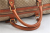 Authentic CELINE Macadam Blason Pattern Boston Hand Bag PVC Leather Beige 3461D