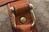 Authentic CELINE Macadam Blason Pattern Boston Hand Bag PVC Leather Beige 3461D