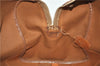 Authentic CELINE Macadam Blason Pattern Boston Hand Bag PVC Leather Beige 3461D