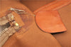 Authentic CELINE Macadam Blason Pattern Boston Hand Bag PVC Leather Beige 3461D