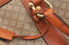 Authentic CELINE Macadam Blason Pattern Boston Hand Bag PVC Leather Beige 3461D