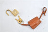 Authentic CELINE Macadam Blason Pattern Boston Hand Bag PVC Leather Beige 3461D