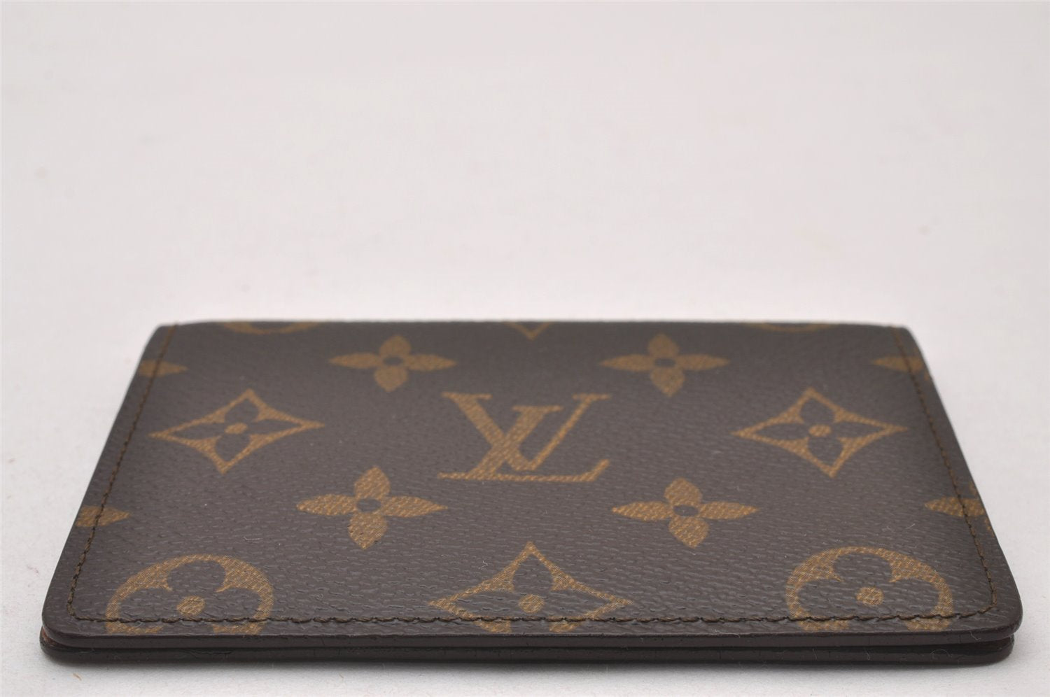 Authentic Louis Vuitton Epi Porte 2 Cartes Vertical Pass Case M60533 Brown 3461I