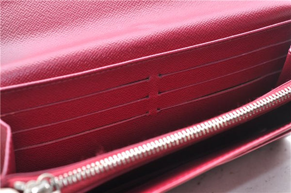 Auth Louis Vuitton Epi Portefeuille Sarah Long Wallet Pink M60317 LV Junk 3462D