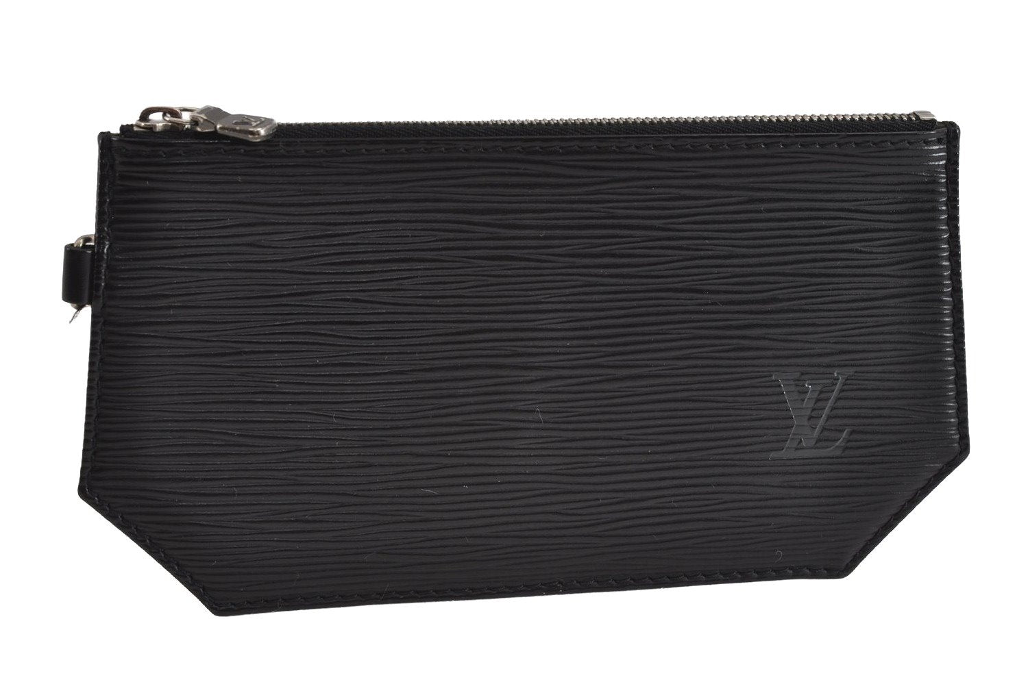 Authentic Louis Vuitton Epi Pouch For Sac De Paule GM Black LV 3462I