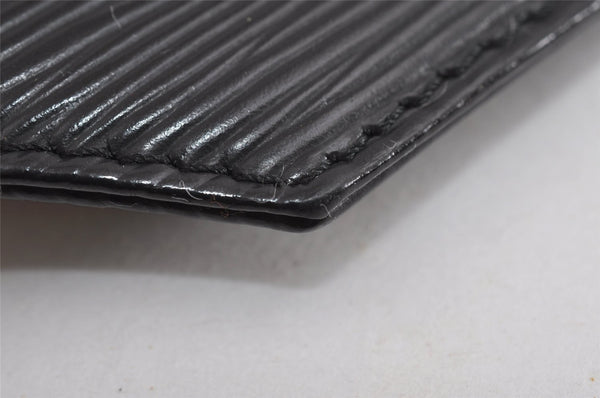 Authentic Louis Vuitton Epi Pouch For Sac De Paule GM Black LV 3462I