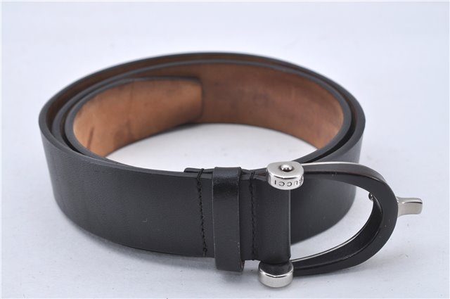 Authentic GUCCI Vintage Belt Leather Size 90cm 35.4