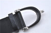 Authentic GUCCI Vintage Belt Leather Size 90cm 35.4" Black 3466F