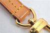 Authentic Louis Vuitton Leather Shoulder Strap Beige 43.3-47.2" LV 3468F