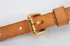 Authentic Louis Vuitton Leather Shoulder Strap Beige 43.3-47.2" LV 3468F