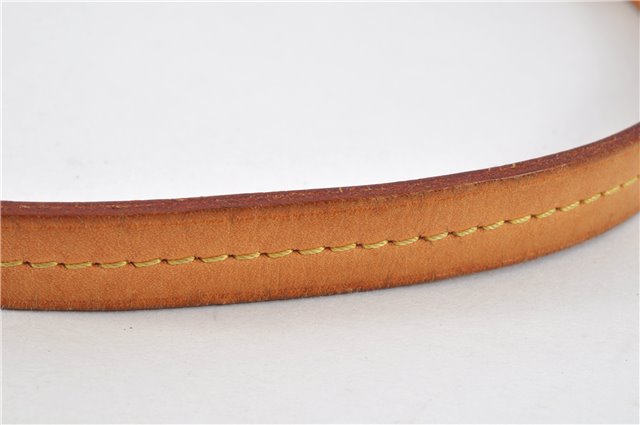 Authentic Louis Vuitton Leather Shoulder Strap Beige 43.3-47.2