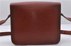 Auth Louis Vuitton Epi Cartouchiere MM Shoulder Cross Bag M52243 Brown 3469D