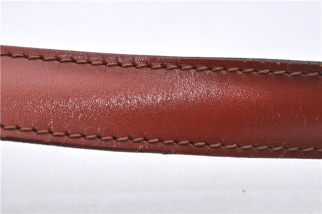 Auth Louis Vuitton Epi Cartouchiere MM Shoulder Cross Bag M52243 Brown 3469D