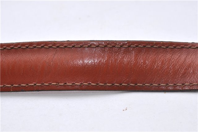 Auth Louis Vuitton Epi Cartouchiere MM Shoulder Cross Bag M52243 Brown 3469D