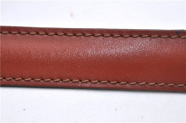 Auth Louis Vuitton Epi Cartouchiere MM Shoulder Cross Bag M52243 Brown 3469D