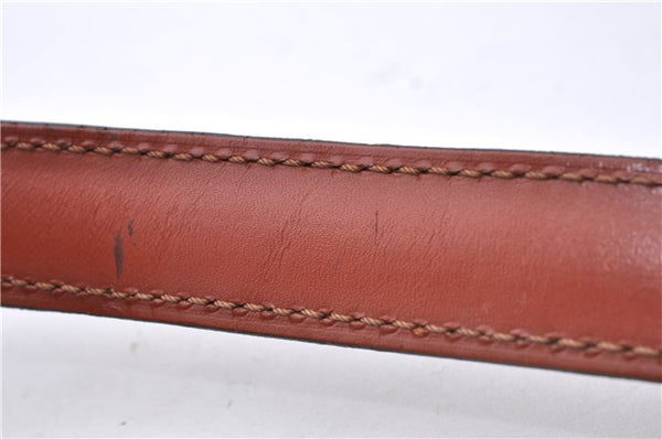 Auth Louis Vuitton Epi Cartouchiere MM Shoulder Cross Bag M52243 Brown 3469D