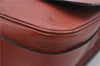 Auth Louis Vuitton Epi Cartouchiere MM Shoulder Cross Bag M52243 Brown 3469D